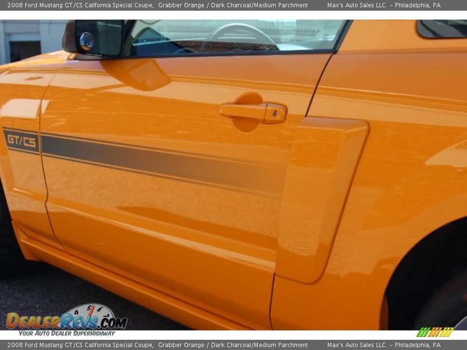 2008 Ford Mustang GT/CS California Special Coupe Grabber Orange / Dark Charcoal/Medium Parchment Photo #14