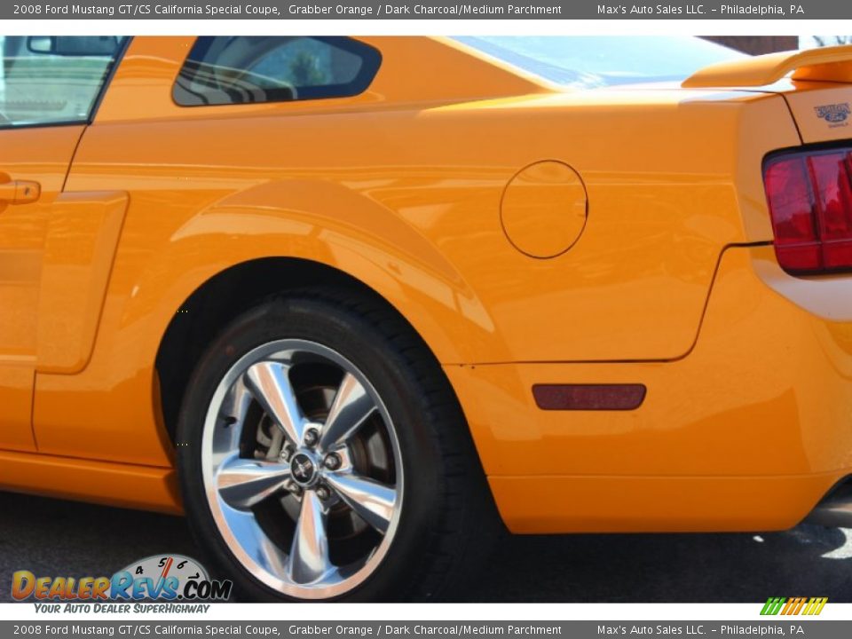 2008 Ford Mustang GT/CS California Special Coupe Grabber Orange / Dark Charcoal/Medium Parchment Photo #16
