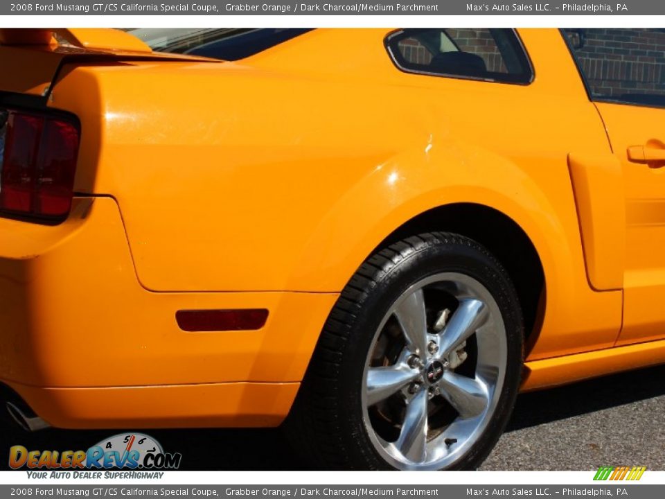 2008 Ford Mustang GT/CS California Special Coupe Grabber Orange / Dark Charcoal/Medium Parchment Photo #17