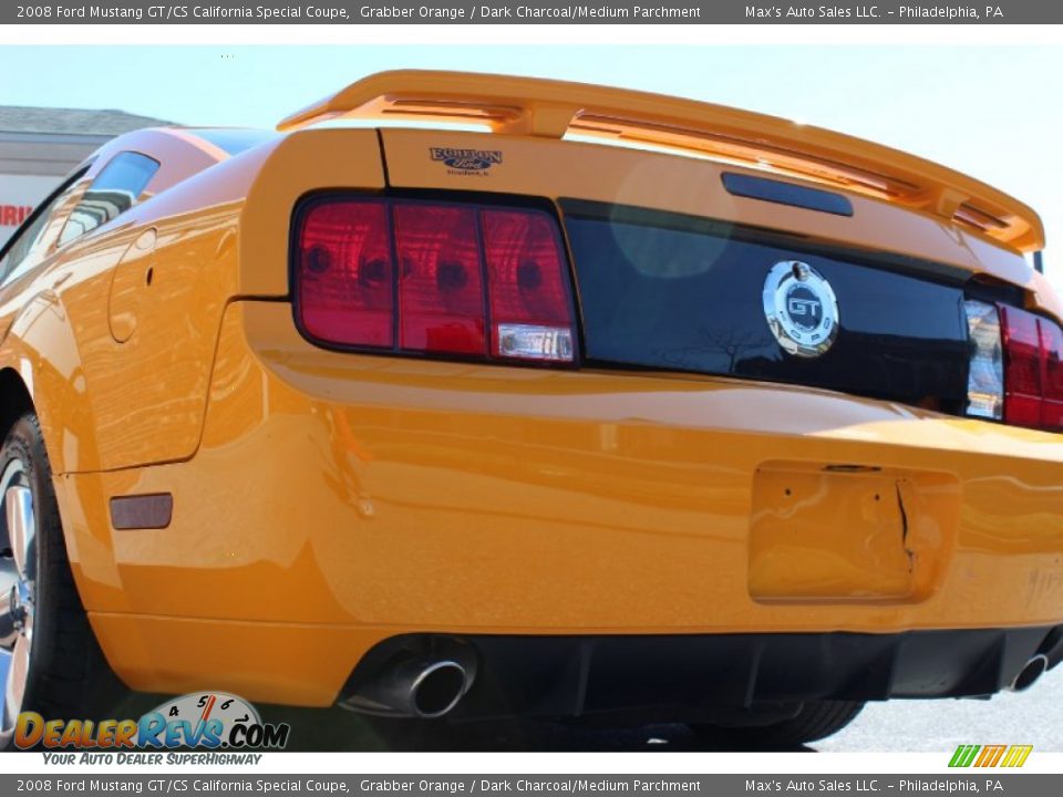 2008 Ford Mustang GT/CS California Special Coupe Grabber Orange / Dark Charcoal/Medium Parchment Photo #18