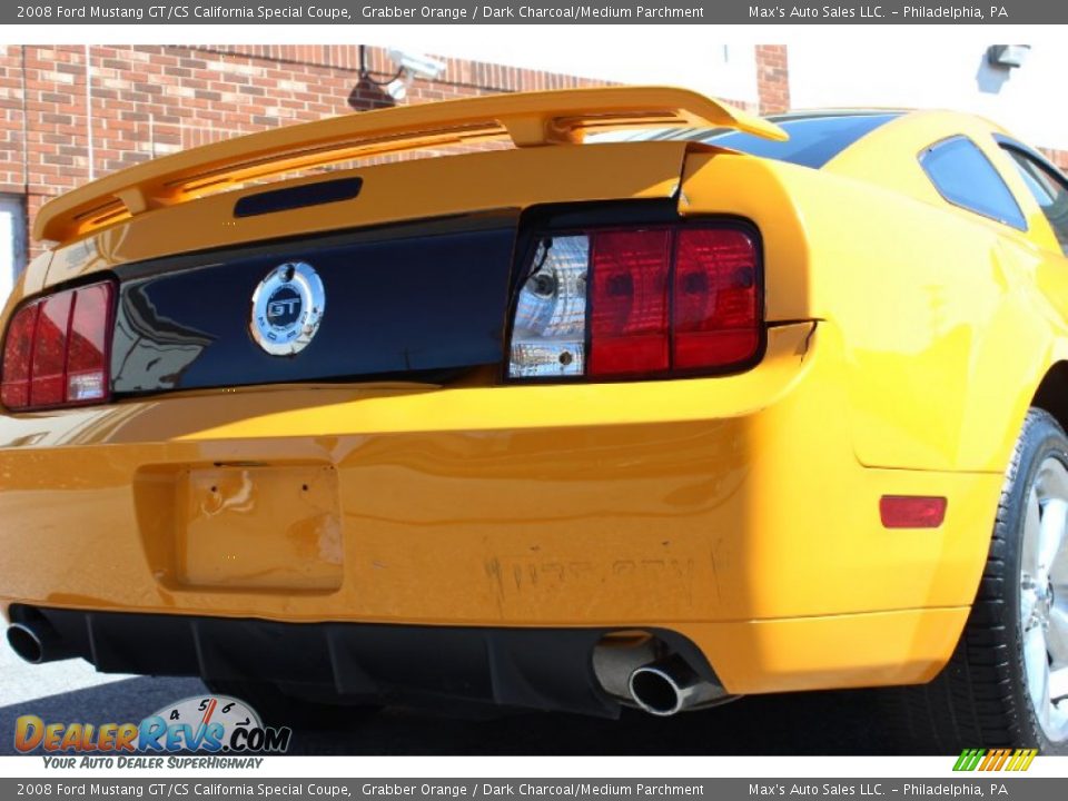 2008 Ford Mustang GT/CS California Special Coupe Grabber Orange / Dark Charcoal/Medium Parchment Photo #19