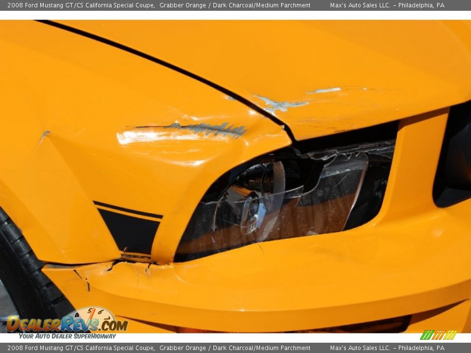 2008 Ford Mustang GT/CS California Special Coupe Grabber Orange / Dark Charcoal/Medium Parchment Photo #27