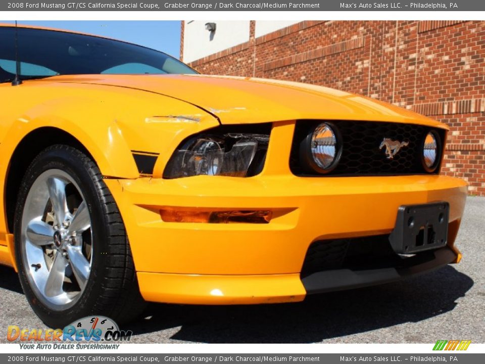 2008 Ford Mustang GT/CS California Special Coupe Grabber Orange / Dark Charcoal/Medium Parchment Photo #28