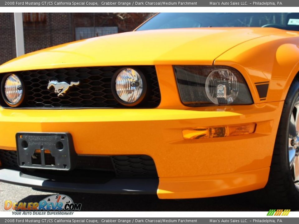 2008 Ford Mustang GT/CS California Special Coupe Grabber Orange / Dark Charcoal/Medium Parchment Photo #29