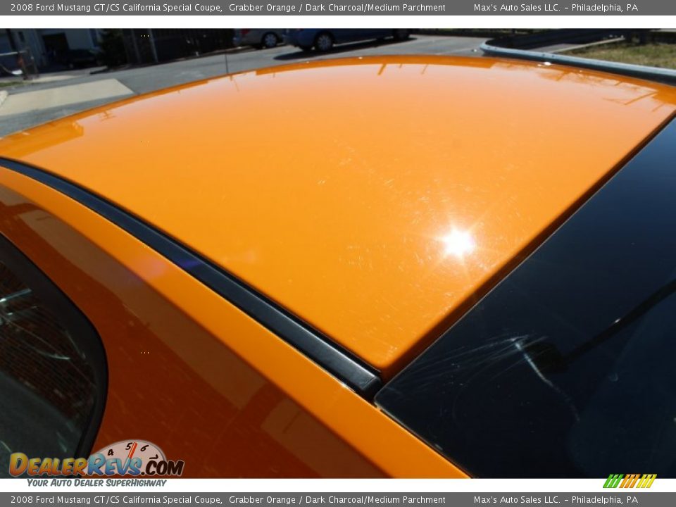 2008 Ford Mustang GT/CS California Special Coupe Grabber Orange / Dark Charcoal/Medium Parchment Photo #34
