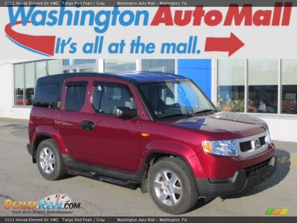 2011 Honda Element EX 4WD Tango Red Pearl / Gray Photo #1