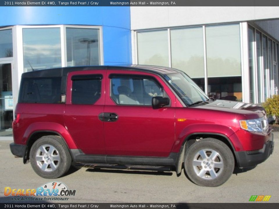 2011 Honda Element EX 4WD Tango Red Pearl / Gray Photo #2