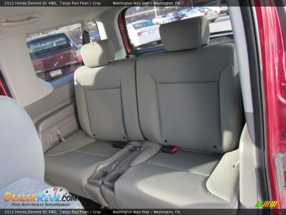 2011 Honda Element EX 4WD Tango Red Pearl / Gray Photo #12