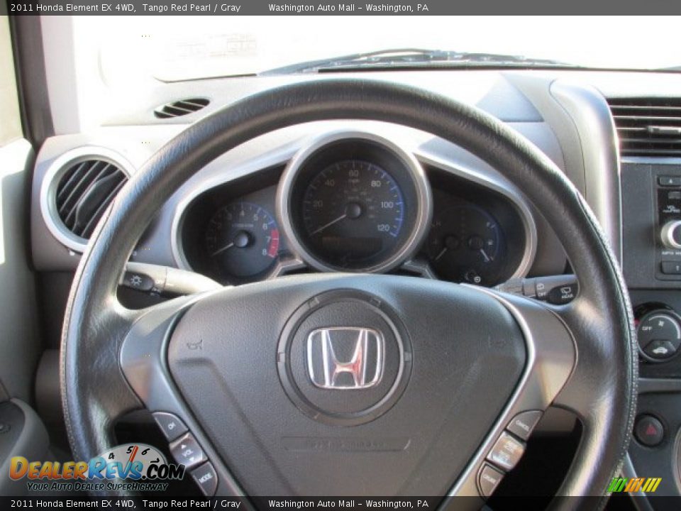 2011 Honda Element EX 4WD Tango Red Pearl / Gray Photo #15