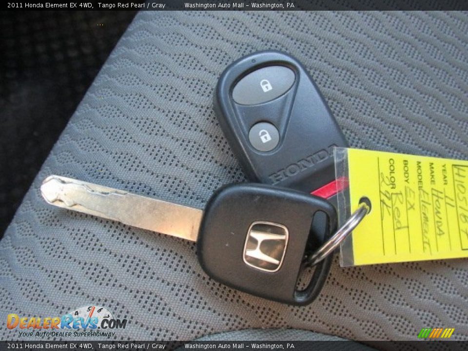 2011 Honda Element EX 4WD Tango Red Pearl / Gray Photo #18