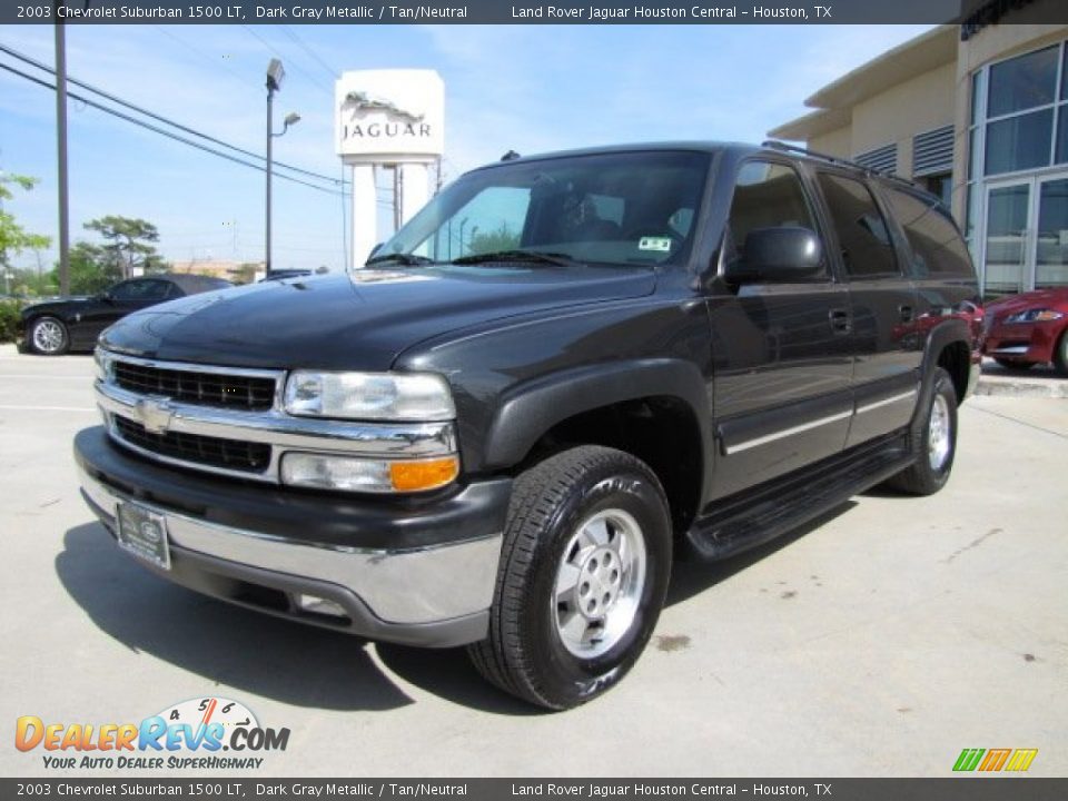 2003 Chevrolet Suburban 1500 LT Dark Gray Metallic / Tan/Neutral Photo #5