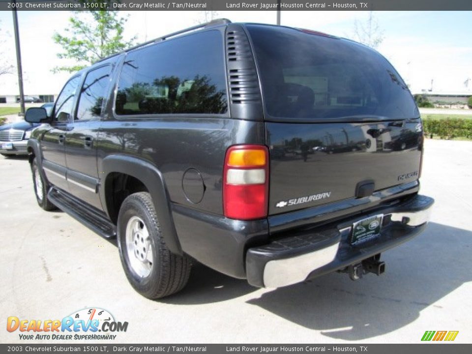 2003 Chevrolet Suburban 1500 LT Dark Gray Metallic / Tan/Neutral Photo #8