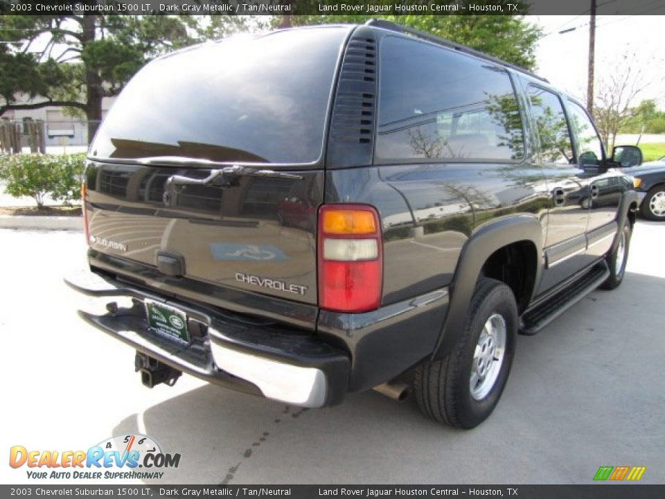 2003 Chevrolet Suburban 1500 LT Dark Gray Metallic / Tan/Neutral Photo #10
