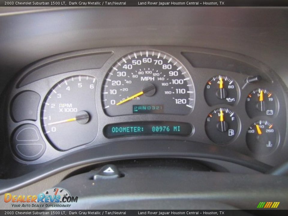 2003 Chevrolet Suburban 1500 LT Gauges Photo #14