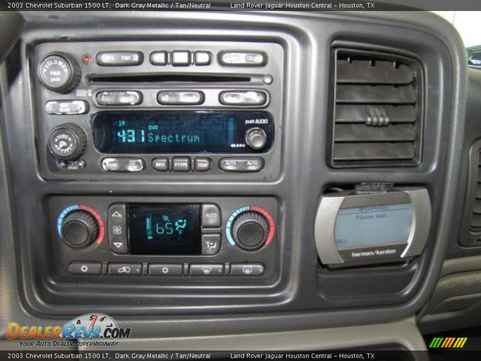 2003 Chevrolet Suburban 1500 LT Dark Gray Metallic / Tan/Neutral Photo #15
