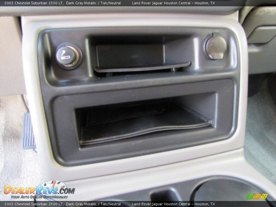 2003 Chevrolet Suburban 1500 LT Dark Gray Metallic / Tan/Neutral Photo #18