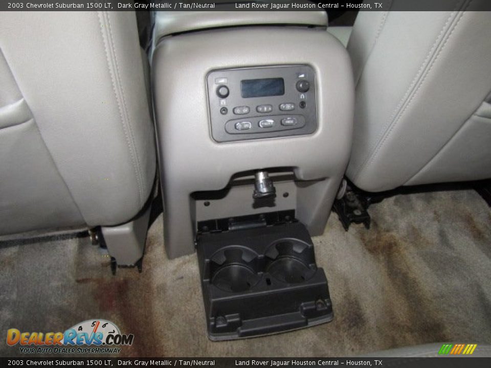2003 Chevrolet Suburban 1500 LT Dark Gray Metallic / Tan/Neutral Photo #28