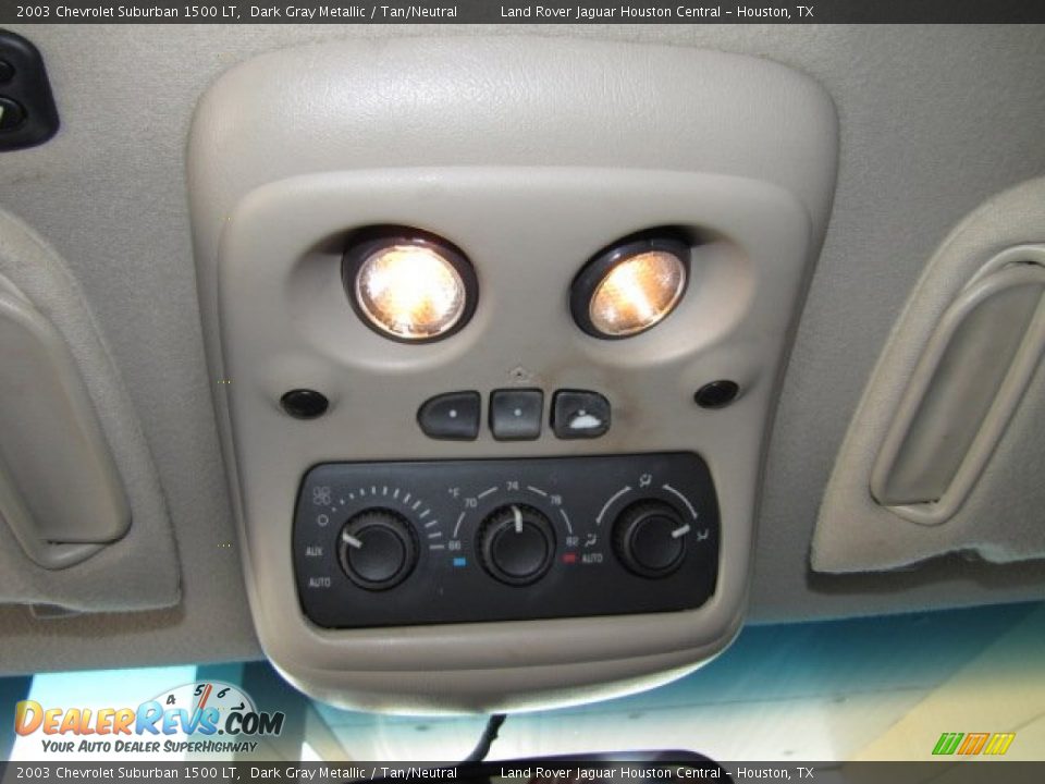 2003 Chevrolet Suburban 1500 LT Dark Gray Metallic / Tan/Neutral Photo #33