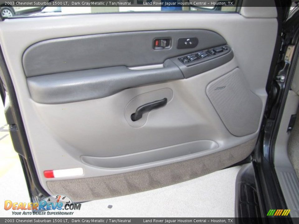 2003 Chevrolet Suburban 1500 LT Dark Gray Metallic / Tan/Neutral Photo #36