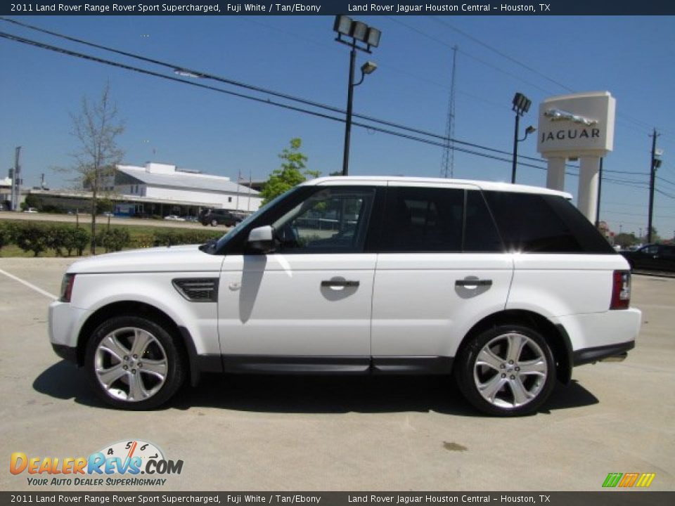 2011 Land Rover Range Rover Sport Supercharged Fuji White / Tan/Ebony Photo #7