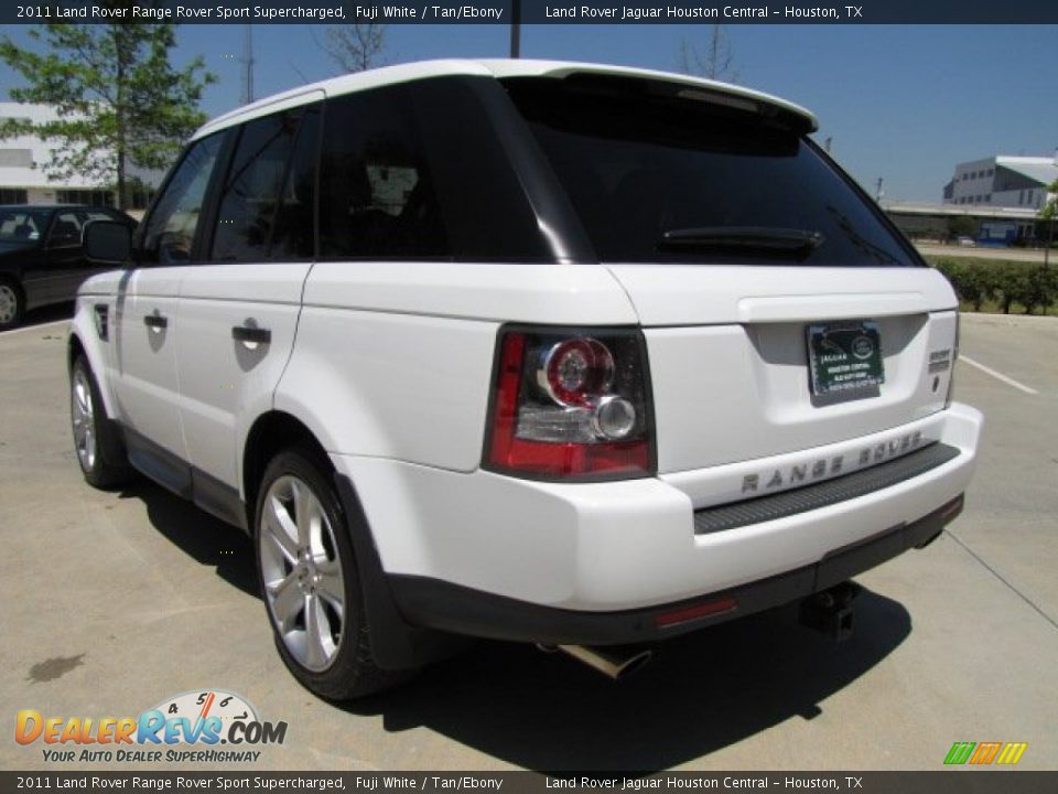 2011 Land Rover Range Rover Sport Supercharged Fuji White / Tan/Ebony Photo #8