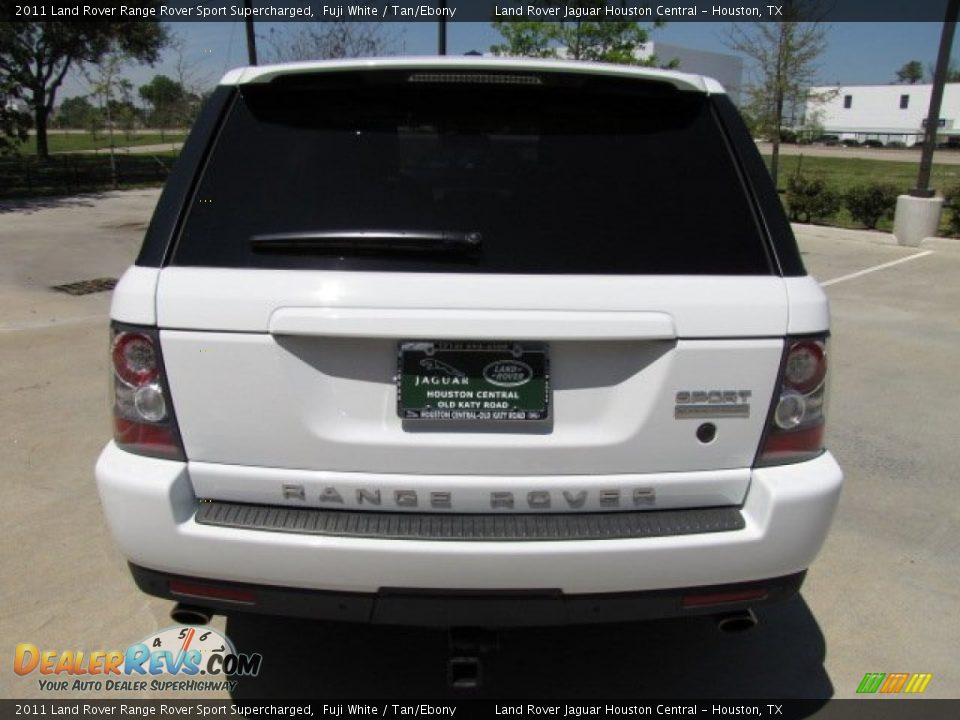 2011 Land Rover Range Rover Sport Supercharged Fuji White / Tan/Ebony Photo #9