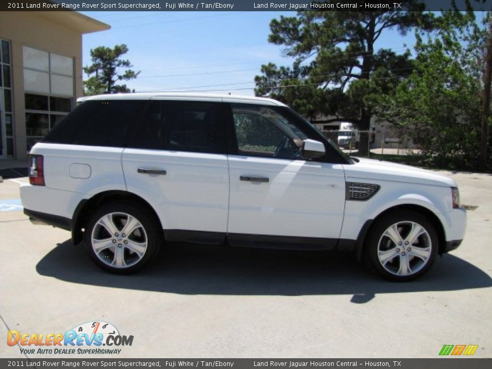 2011 Land Rover Range Rover Sport Supercharged Fuji White / Tan/Ebony Photo #11