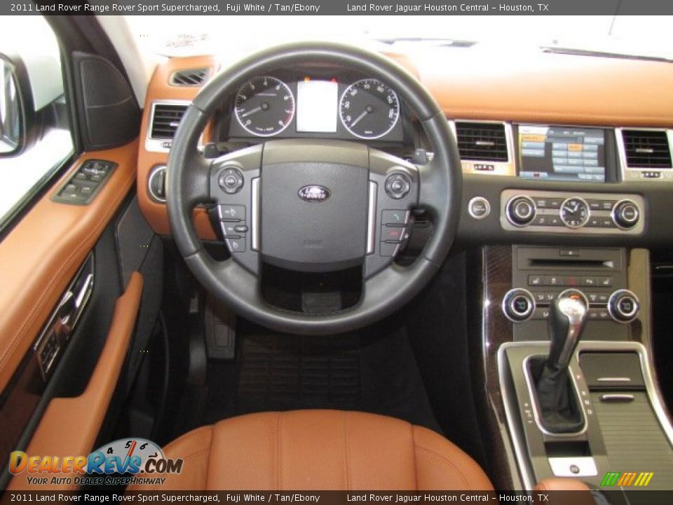 2011 Land Rover Range Rover Sport Supercharged Fuji White / Tan/Ebony Photo #13
