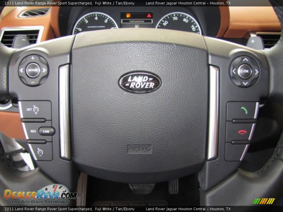 2011 Land Rover Range Rover Sport Supercharged Fuji White / Tan/Ebony Photo #14