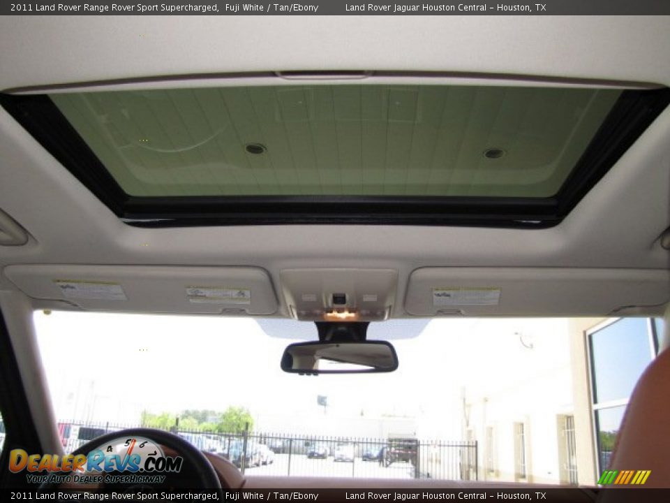 2011 Land Rover Range Rover Sport Supercharged Fuji White / Tan/Ebony Photo #35