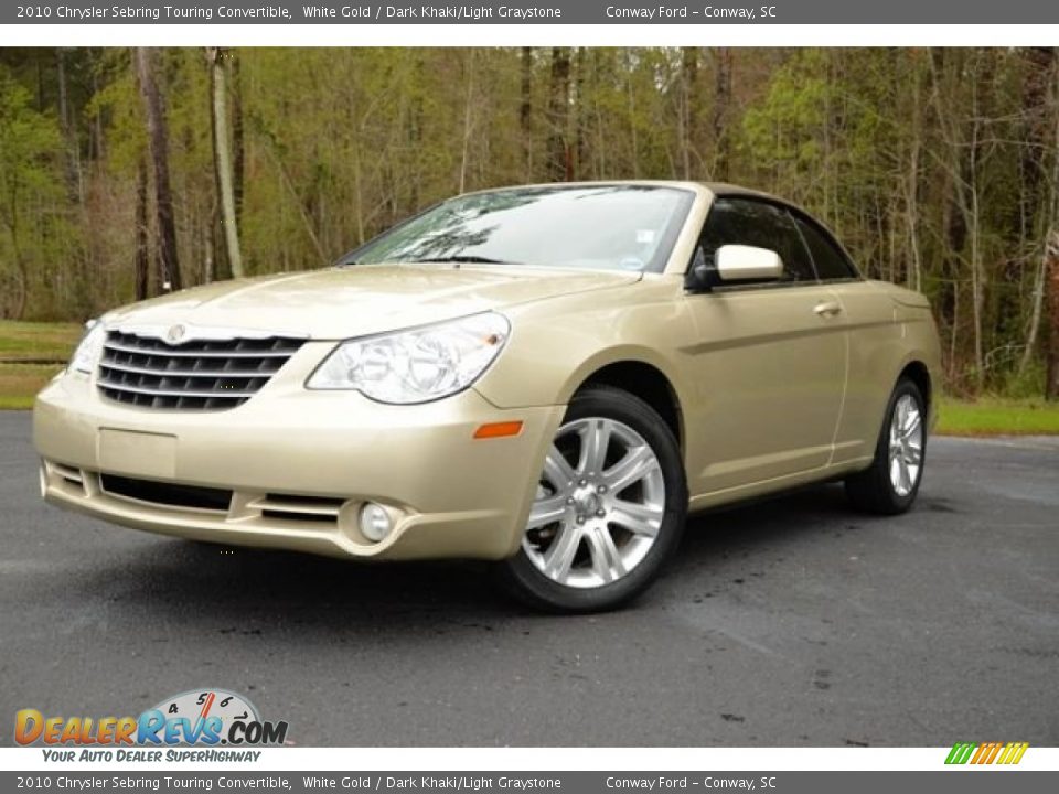 Front 3/4 View of 2010 Chrysler Sebring Touring Convertible Photo #1