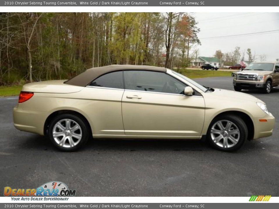 White Gold 2010 Chrysler Sebring Touring Convertible Photo #4
