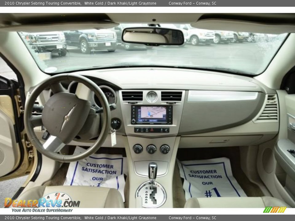 Dashboard of 2010 Chrysler Sebring Touring Convertible Photo #14