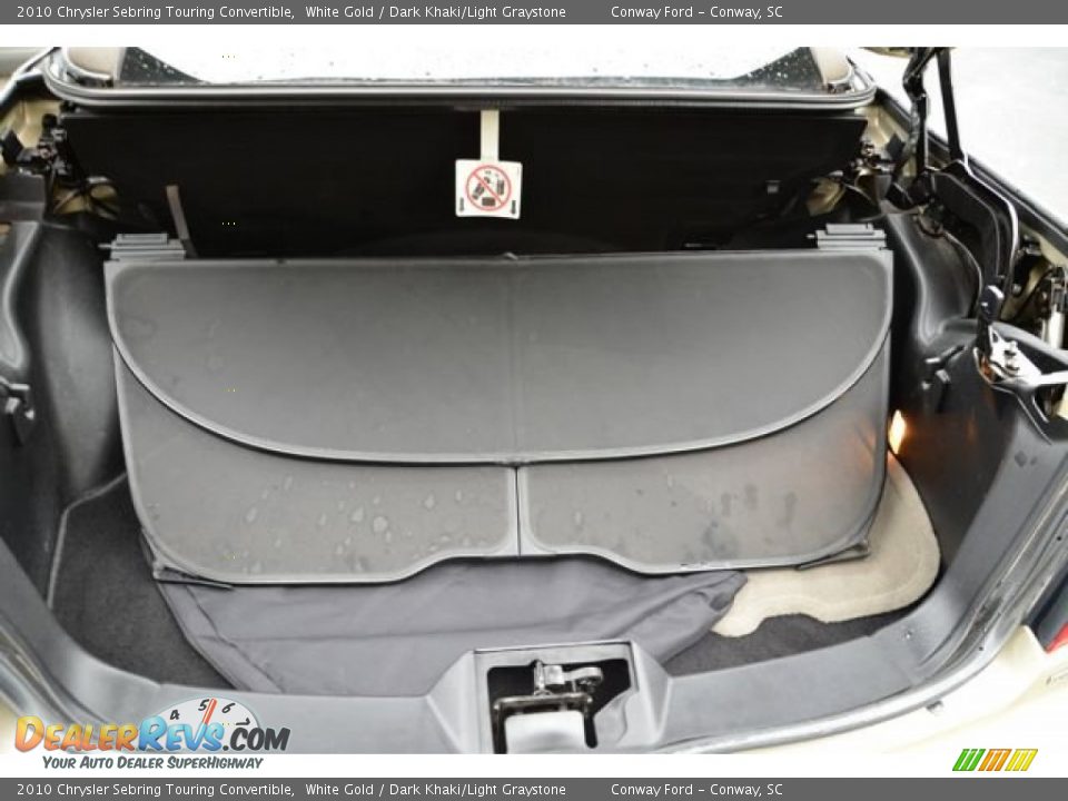 2010 Chrysler Sebring Touring Convertible White Gold / Dark Khaki/Light Graystone Photo #15