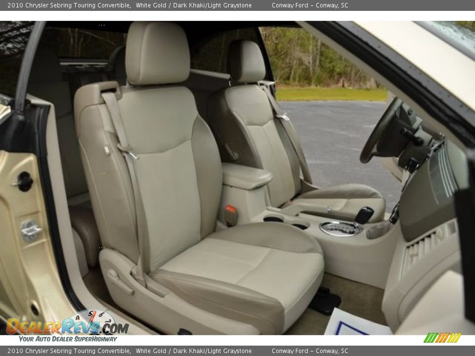 Front Seat of 2010 Chrysler Sebring Touring Convertible Photo #17