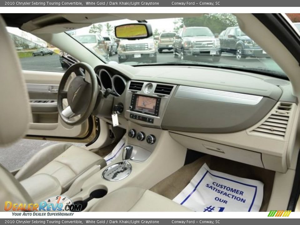 Dashboard of 2010 Chrysler Sebring Touring Convertible Photo #18
