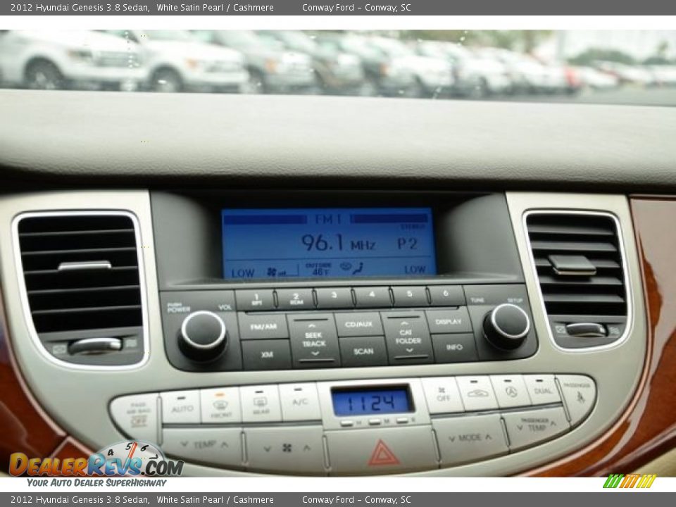 2012 Hyundai Genesis 3.8 Sedan White Satin Pearl / Cashmere Photo #27
