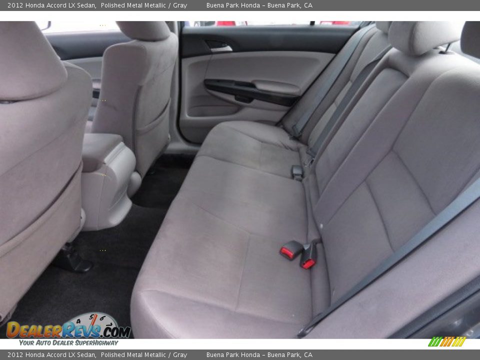 2012 Honda Accord LX Sedan Polished Metal Metallic / Gray Photo #5