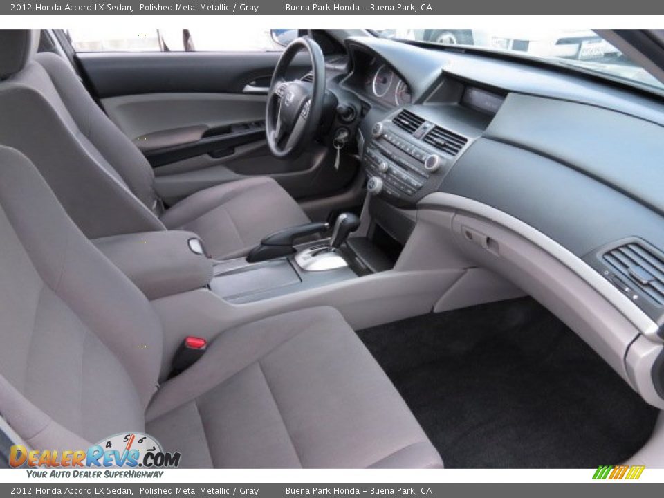 2012 Honda Accord LX Sedan Polished Metal Metallic / Gray Photo #6