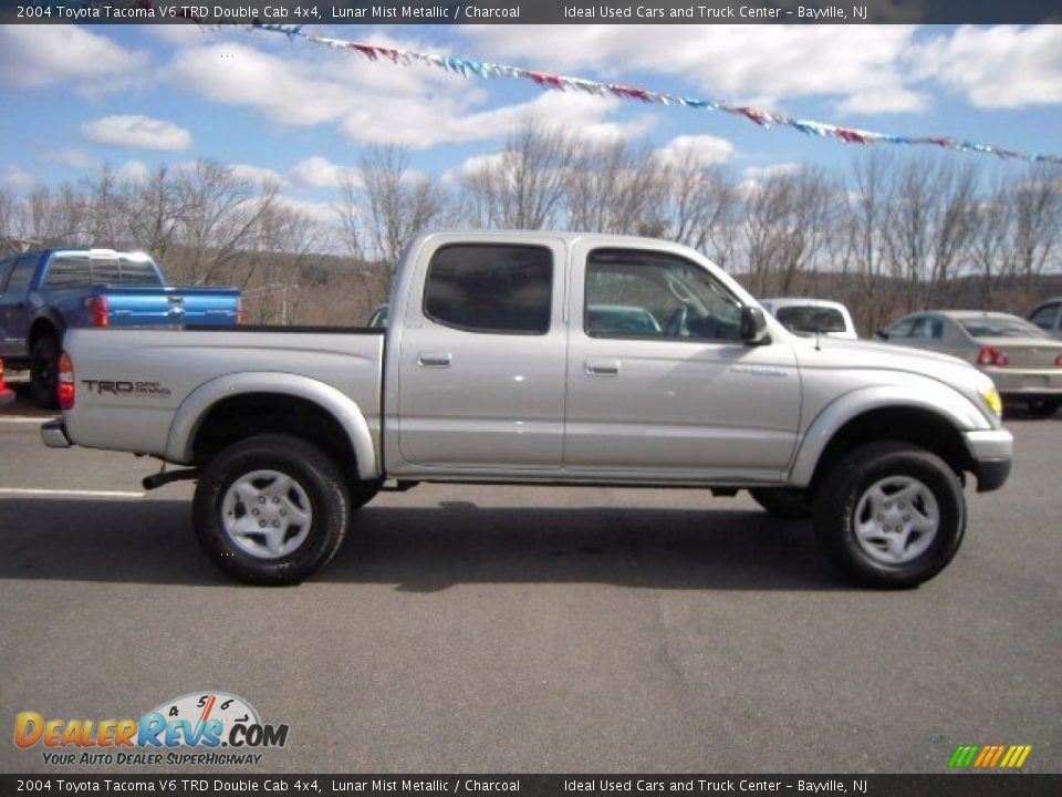 2004 Toyota Tacoma V6 TRD Double Cab 4x4 Lunar Mist Metallic / Charcoal Photo #1