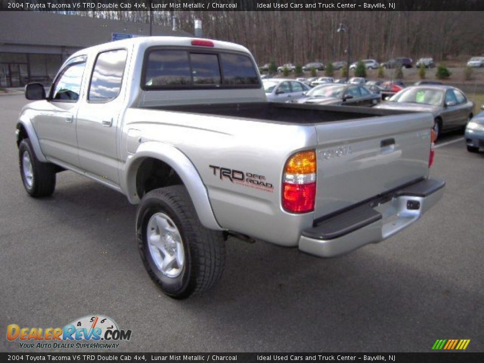 2004 Toyota Tacoma V6 TRD Double Cab 4x4 Lunar Mist Metallic / Charcoal Photo #12