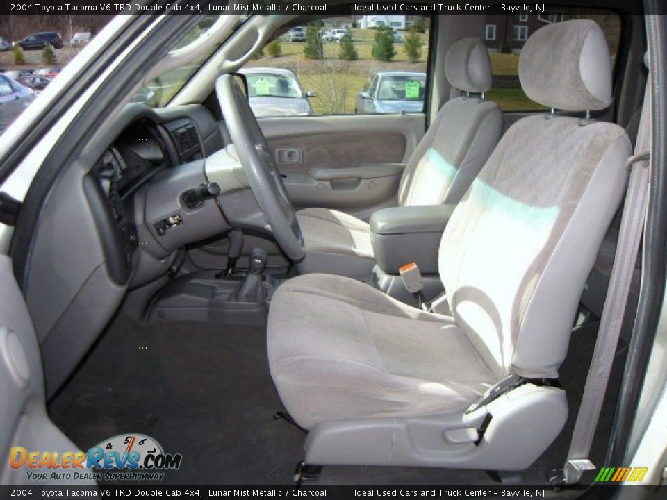 2004 Toyota Tacoma V6 TRD Double Cab 4x4 Lunar Mist Metallic / Charcoal Photo #14