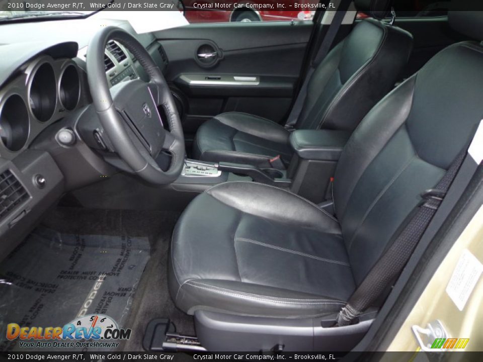 2010 Dodge Avenger R/T White Gold / Dark Slate Gray Photo #4