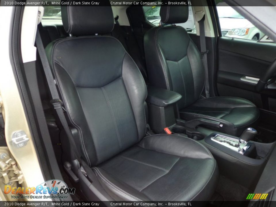 2010 Dodge Avenger R/T White Gold / Dark Slate Gray Photo #12