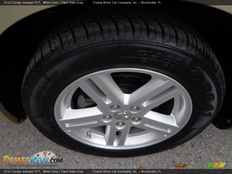 2010 Dodge Avenger R/T White Gold / Dark Slate Gray Photo #14
