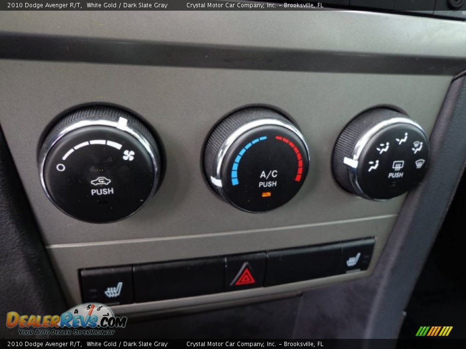 2010 Dodge Avenger R/T White Gold / Dark Slate Gray Photo #20