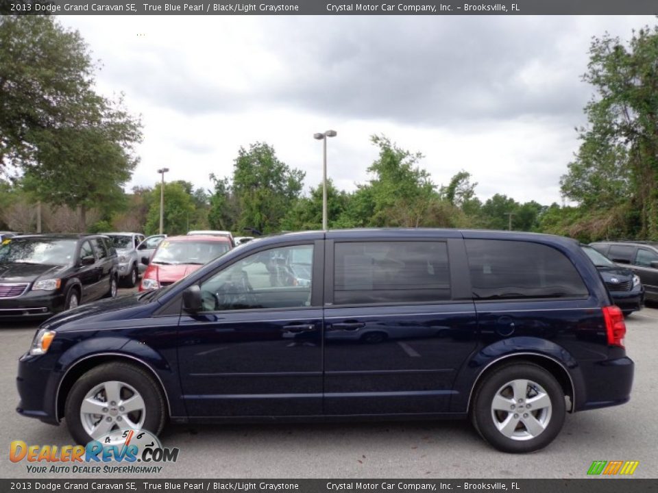 2013 Dodge Grand Caravan SE True Blue Pearl / Black/Light Graystone Photo #2