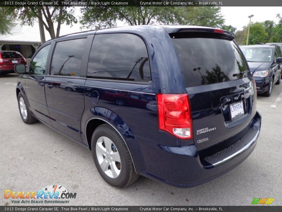2013 Dodge Grand Caravan SE True Blue Pearl / Black/Light Graystone Photo #3