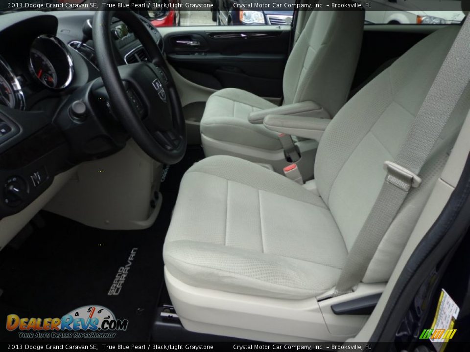 2013 Dodge Grand Caravan SE True Blue Pearl / Black/Light Graystone Photo #4