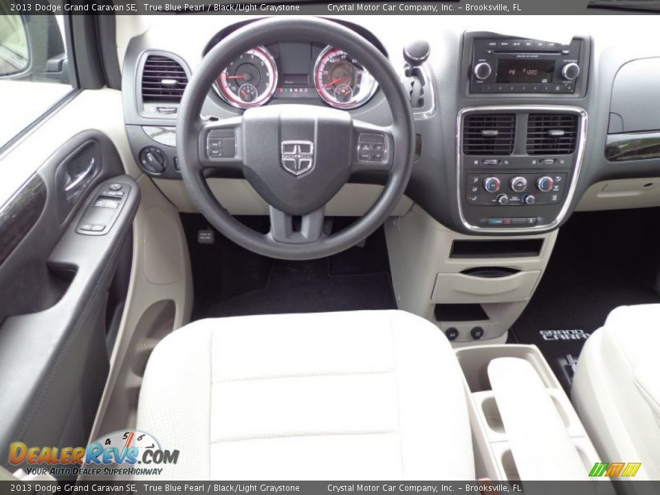 2013 Dodge Grand Caravan SE True Blue Pearl / Black/Light Graystone Photo #7